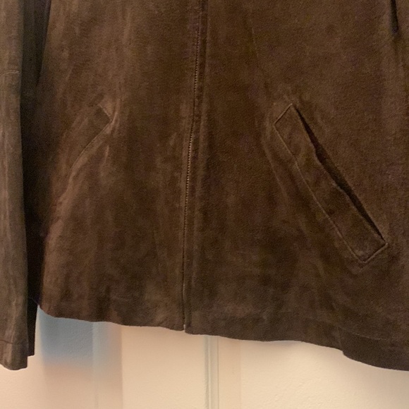 a suede and leather jacket in great condition pictures color hard to capture - Picture 10 of 12